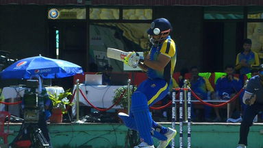 BANG! Shami bouncer strikes Nair on the helmet