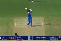IND vs WI 2026, 3rd ODI: Rohit Sharma Six