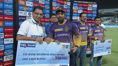M14: KKR vs SRH – YES Bank Maximum Sixes – Robin Uthappa