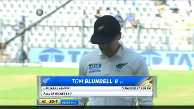 IND vs NZ 2021, 2nd Test, Day 2: Tom Blundell Wicket
