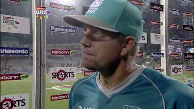CLT20 2013 M13: CSK vs BRI  –   Interview – James Hopes
