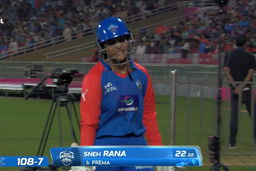 Wicket: Match 11, Delhi Capitals vs Royal Challengers Bengaluru, WPL 2026: Sneh Rana Wicket