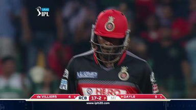 M41: RCB vs MI – Chris Gayle Wicket