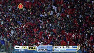 M16: RCB vs MI – Rohit Sharma Wicket