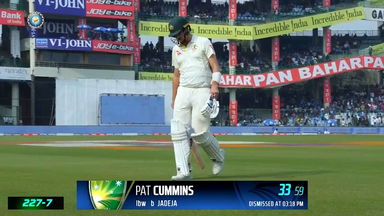 IND vs  AUS 2023, 2ND Test: Pat Cummins  Wicket