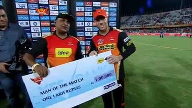 M27: SRH vs RCB – Man of The Match – David Warner