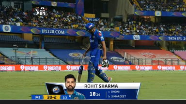 M59: CSK vs MI – Rohit Sharma Wicket