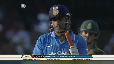 2ND ODI: IND vs SA – MS Dhoni Six