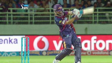 M49: RPS vs DD – Ajinkya Rahane Six