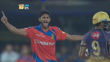 M23: KKR vs GL  – Fall Of Wickets