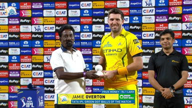 IPL 2026 M53: CSK vs LSG - TATA IPL Green Dot Balls of the Match - Jamie Overton