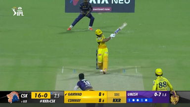 M33: KKR vs CSK –  Ruturaj  Gaikwad  Six