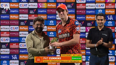 IPL 2025 M33: MI vs SRH - TATA IPL Green Dot Balls of the Match - Pat Cummins