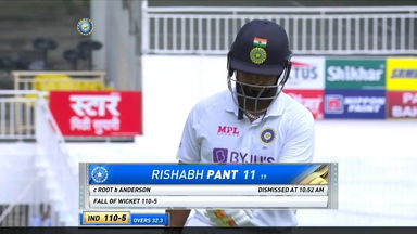 IND vs ENG 2021, 1st Test, Day 5: Rishabh Pant Wicket