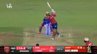 M06: RCB vs PBKS – Jitesh Sharma Six