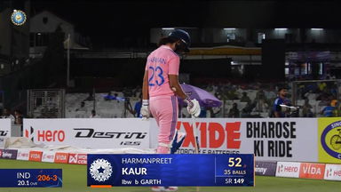 IND-W vs AUS-W 2025, 3rd ODI: Harmanpreet Kaur Wicket