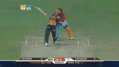 M06: SRH vs GL – David Warner Six
