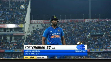 IND vs AUS 2019, 1st ODI: Rohit Sharma Wicket