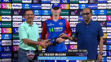 M43: DC vs MI – Player of the Match – Jake Fraser-McGurk