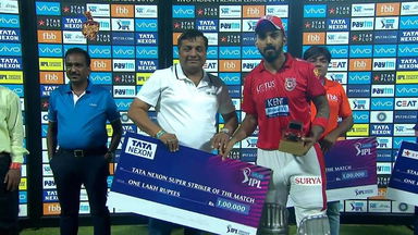 M18: KKR vs KXIP – TATA Nexon Super Striker of the Match –  KL Rahul
