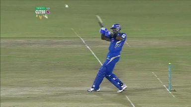 Q6: MI vs NK –  Kieron Pollard Wicket