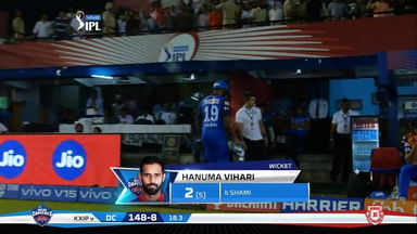 M13: KXIP vs DC – Hanuma Vihari Wicket