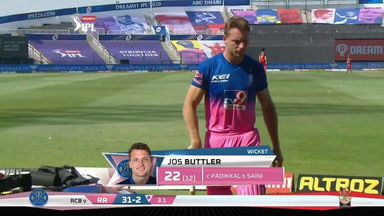 M15: RCB vs RR – Jos Buttler Wicket