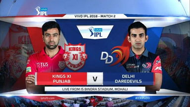 IPL 2018 M02: KXIP vs DD – Match Highlights