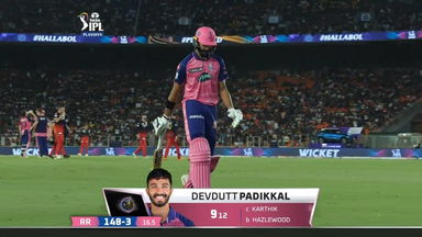 Q2: RR vs RCB – Devdutt Padikkal Wicket