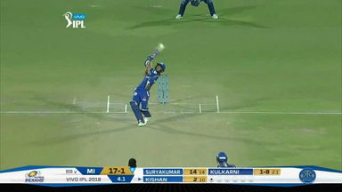 M21: RR vs MI – Ishan Kishan Six
