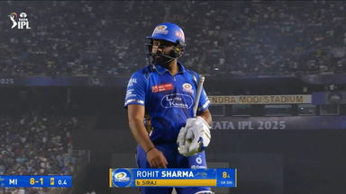 IPL 2025 M09: GT vs MI - Rohit Sharma Wicket