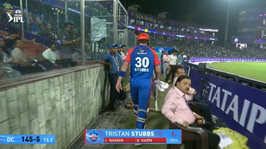 IPL 2025 M29: DC vs MI - Tristan Stubbs Wicket