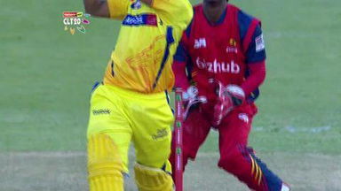M7: CSK vs LIO – Jadeja c Symes b Phangiso