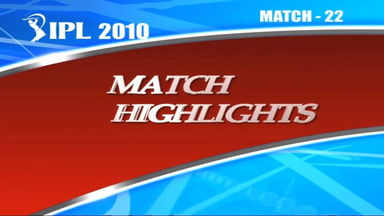 IPL 2010 Match 22 Highlights RR vs DC