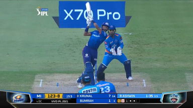 M46: MI vs DC – Krunal Pandya Six