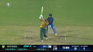 IND vs SA 2022, 2ND T20I: David Miller  Six