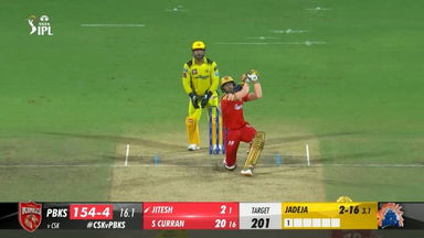M41: CSK vs PBKS –  Jitesh Sharma  Six