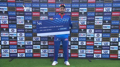 M36: DC vs RR  – VIVO perfect catch of the match – Rishabh Pant