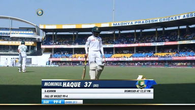 IND vs BAN 2019, 1st Test, Day 1: Mominul Haque Wicket