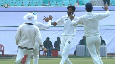 Ranji Trophy 2023/24, Rajasthan vs Vidarbha: Vidarbha 1st Innings Fall of Wickets
