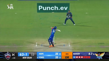 M64: DC vs LSG – Abishek Porel Six