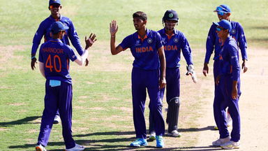 Highlights: Dominant India beat Australia by 96 runs to march into the U19 World Cup final