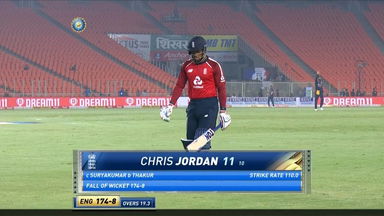 IND vs ENG 2021, 5th T20I : Chris Jordan Wicket