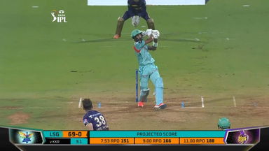 M66: KKR vs LSG – KL Rahul Six