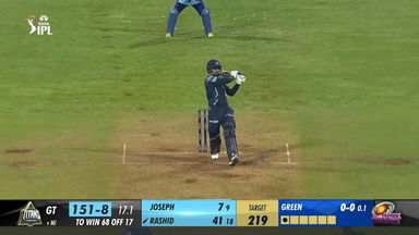 M57: MI vs GT – Rashid Khan Six