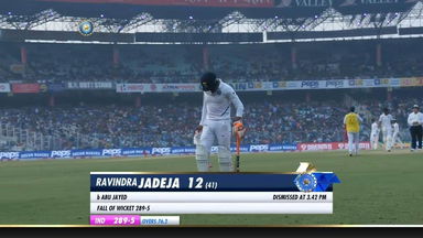 IND vs BAN 2019, 2nd Test, Day 2: Ravindra Jadeja Wicket