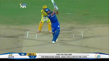 M44: CSK vs MI – Rohit Sharma Six