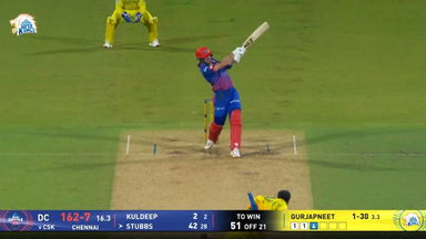 IPL 2026 M18: CSK vs DC - Tristan Stubbs Six