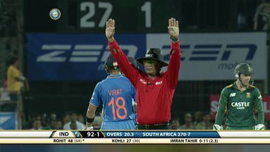 3RD ODI: IND vs SA – Rohit Sharma Six