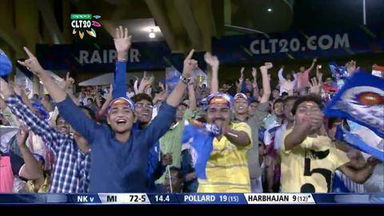 Q6: MI vs NK –  Harbhajan Singh Six